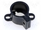 Mounting clamp; vertical; for large capacitors fastening; D: 4mm