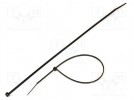 Kabelbinder; L: 292mm; W: 3,6mm; schwarz; Polyamid; 176,5N