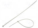 Cable tie; L:368mm; W:4.8mm; polyamide; 215.5N; natural