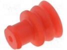 Pin uszczelniający; Superseal 1.5; czerwony; Øzewn:6,1mm