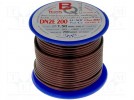 Coil wire; double coated enamelled; 1.5mm; 0,25kg; -65÷200°C