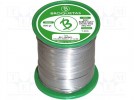 Bindemittel; Sn99,3Cu0,7; Draht; 1mm; 500g; Flussmittel: No Clean