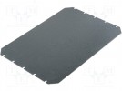 Einbauplatte; Stahl; W: 400mm; L: 300mm; Serie: CAB; CABABS304018