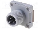 Connector: M12; male; PIN:4; A code-DeviceNet / CANopen; socket
