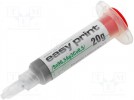 Solder; Sn96,5Ag3Cu0,5; paste; syringe; 20g; 5ml; Flux: No Clean