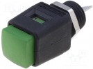Laboratory clamp; green; 60VDC; 16A; Connection: spring clamp