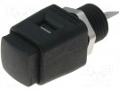 Laboratory clamp; black; 60VDC; 16A; Connection: spring clamp