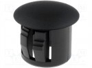 Stopper; polyamide; Wall thick:3.3mm; Hole dia:9.5mm; H:10.1mm
