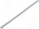 Opaska zaciskowa; L:152mm; W:4,5mm; stal nierdzewna; stalowy