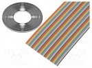 Przewód: wstążkowy; 50x28AWG; 1,27mm; linka; Cu; nieekranowany; PVC