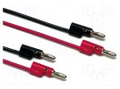 Test leads; Urated: 30V; Inom: 15A; Len: 0.61m; test leads x2