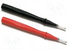 Test probe; 10A; 1kV; red and black; Equipment:2x test probe