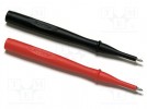 Test probe; 10A; red and black