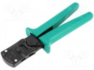 Narzędzie: do zaciskania; terminale; 26AWG,28AWG; 193mm