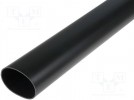 Heat shrink sleeve; glued; 6:1; 50.8mm; L:1m; black