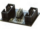 Adapter-Verteiler; IDC10 x3; PIN: 30(2x5,2x5,2x5)