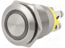 Switch: vandal resistant; 1-position; SPST-NO; 0.5A/24VDC; IP66