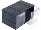Zestaw z szufladkami; Il.szufl.w module:2; 230x142x125mm