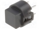 Microswitch; 1-position; SPST-NO; 0.01A/35VDC; THT; 1.2N; Ø12mm