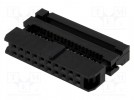Złącze: IDC; wtyk; żeńskie; PIN: 20; IDC; na taśmę; 2mm; 2x10; 1mm