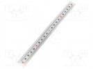 Ruler; V: figures vertically arranged, self-adhesive; W:11mm