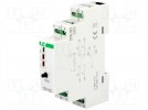 Moduł: sterownik rolet; 100÷265VAC; Montaż: DIN; IP20; 8A/250VAC