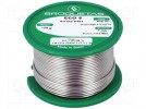 Solder; Sn99Ag0,3Cu0,7; wire; 1mm; 100g; Flux: No Clean
