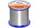 Solder; Sn60Pb40; wire; 0.5mm; 0.25kg; Flux: F-SW26,No Clean; 2.5%