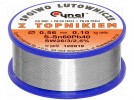 Bindemittel; Sn60Pb40; Draht; 0,56mm; 0,1kg; Flussmittel: F-SW26