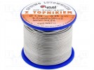 Solder; Sn60Pb38Cu2; wire; 1.5mm; 0.25kg; Flux: F-SW26; 2.5%