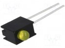 LED; im Gehäuse; Anz.Dioden:1; 3mm; THT; gelb; 19-37,2mcd; 60°