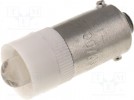 Lampka LED; biały; BA9S; 24V
