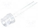 LED; 8mm; yellow; 1120÷1500mcd; 140°; Front: flat; Pitch: 2.54mm