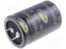 Kondensator: elektrolityczny; THT; 10000uF; 63V; Ø35x50mm; ±20%