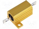 Resistor: wire-wound; with heatsink; screwed; 680Ω; 15W; ±5%