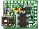Płytka rozszerzająca; UART, USB; USB B
