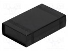 Obudowa: z panelem; X: 92mm; Y: 147mm; Z: 36mm; ABS; czarny