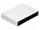 Obudowa: z panelem; X: 225mm; Y: 165mm; Z: 40mm; ABS; jasnoszary; IP54