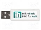 Kompilator; Basic; Dongle License; AVR; klucz USB,płyta DVD
