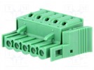 Listwa zaciskowa rozłączalna; wtyk; żeńskie; 5,08mm; 0,2÷2,5mm2
