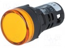 Control lamp; 22mm; Illumin: LED 24V DC; prominent; IP65; -20÷60°C