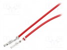 Kabel; Mini-SMB żeński; Dł: 0,3m; 18AWG; R.styków: 4,2mm