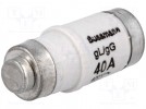 Sicherung: Schmelz; Keramik, Industrie; 40A; 400VAC; 250VDC; D02
