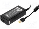 Netzteil: Impuls; 20VDC; 3,25A; Aus: Square Yellow; 65W; 0÷40°C
