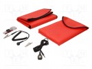Portable service kit; ESD; L: 0.6m; W: 0.6m; Features: pocket; red