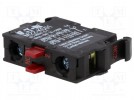 Element stykowy; NC; 6A/230VAC; 3A/24VDC; 22mm; do ściany tylnej