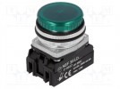 Lampka kontrolna; 30mm; LED; IP20; 24÷230VAC; Seria prod: NEF30