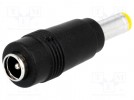 Adapter; Out:5,5/1,7; Plug: straight; Input:5,5/2,1; 7A