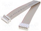 Kabel wstążkowy ze złączami; PIN:10; 1,27mm; PicoFlex; 1,2A; 250V