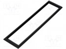 Frontal bezel; Application: EASER404-HNLED; Dim: 161x40.2mm; ABS